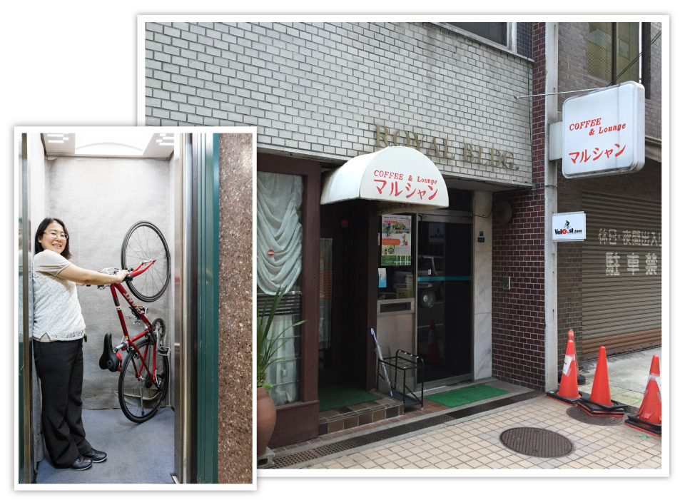 堺筋本町店の玄関